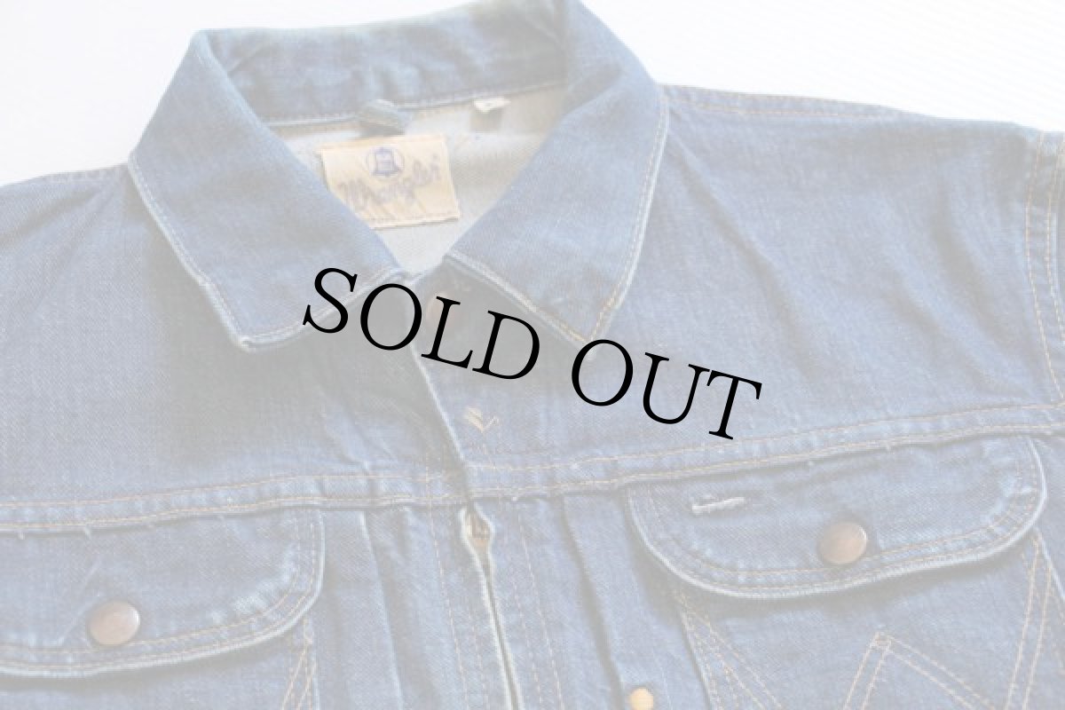 画像3: 60s USA製 BLUE BELL Wranglerラングラー 24MJZ デニムジャケット 36 (3)