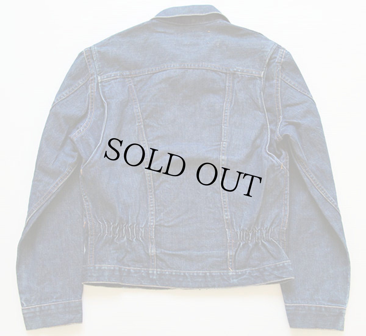 画像2: 60s USA製 BLUE BELL Wranglerラングラー 24MJZ デニムジャケット 36 (2)