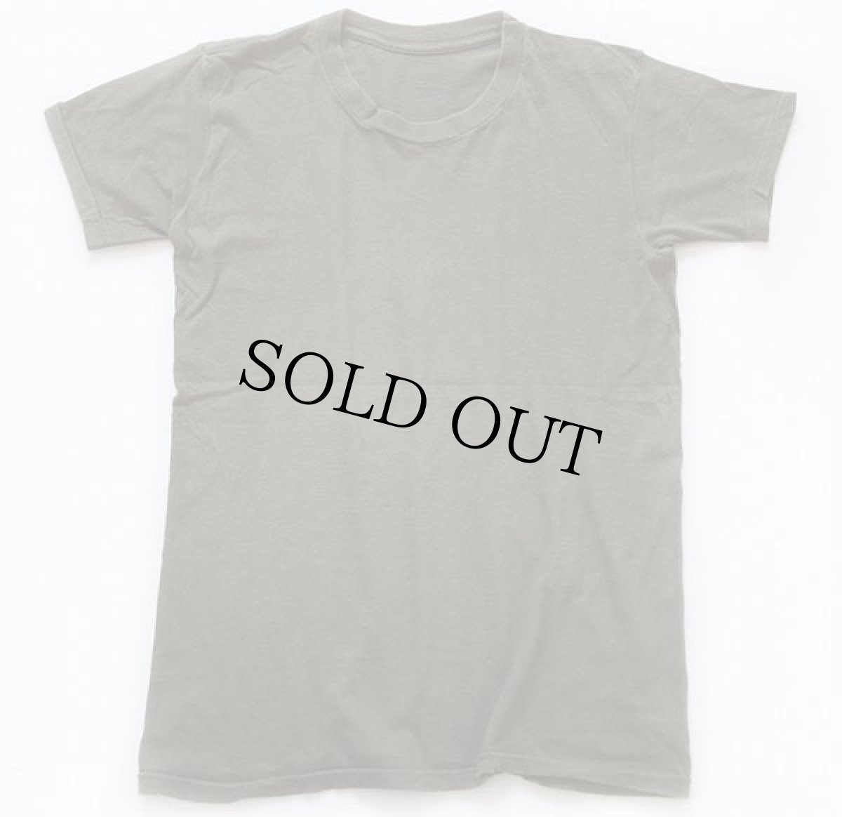 画像2: 80s 米軍 無地 コットンTシャツ オリーブ (2)