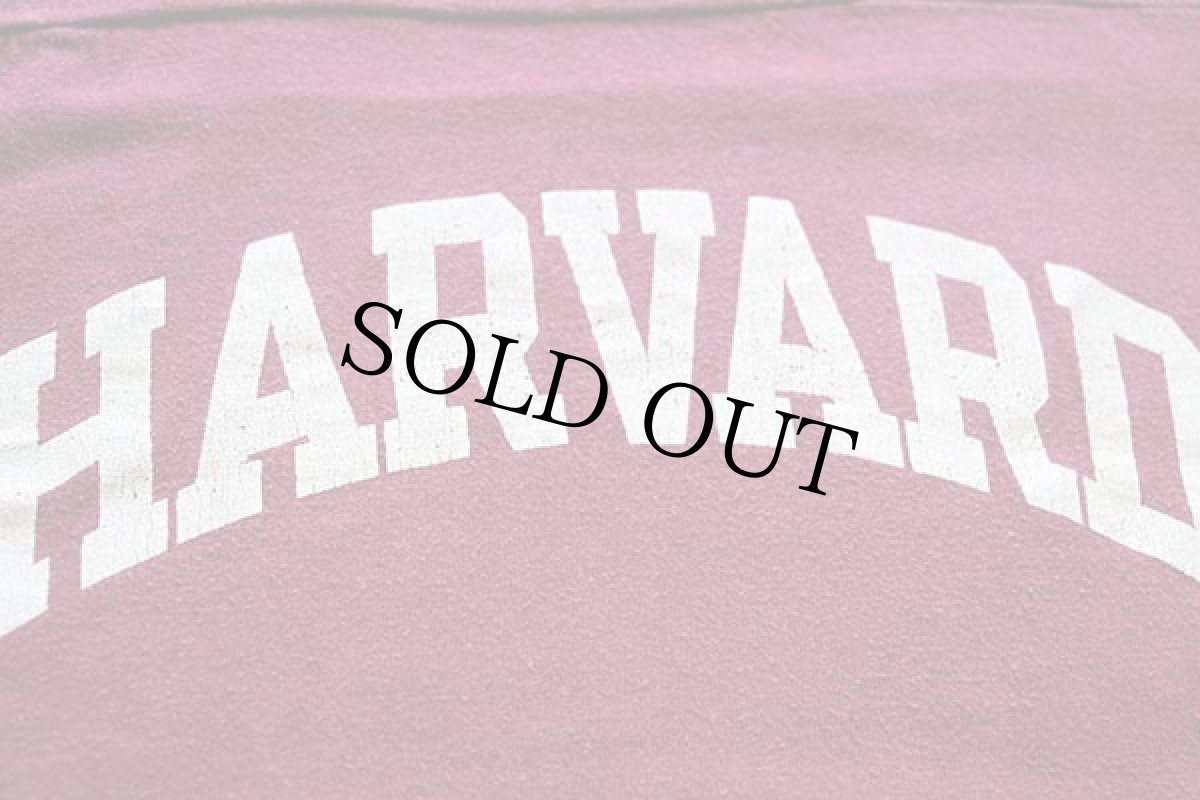 画像5: 80s USA製 Championチャンピオン HARVARD コットン フットボールTシャツ ワインレッド L (5)