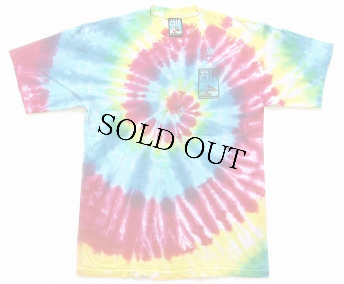 画像2: 90s USA製 alfアルフ タイダイ染め コットンTシャツ M (2)