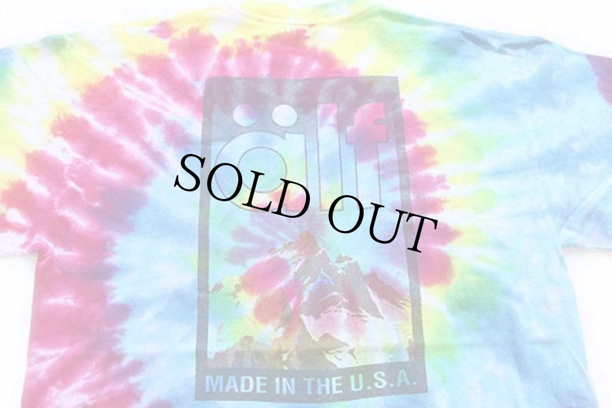 画像3: 90s USA製 alfアルフ タイダイ染め コットンTシャツ M (3)