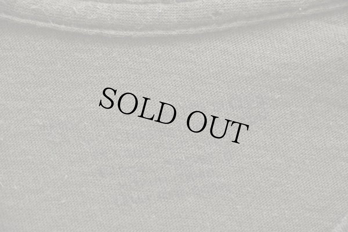 画像4: 80s 米軍 無地 コットンTシャツ オリーブ (4)