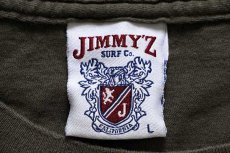 画像3: カナダ製 JIMMY'Zジミーズ 84 スカル コットンTシャツ オリーブ L (3)