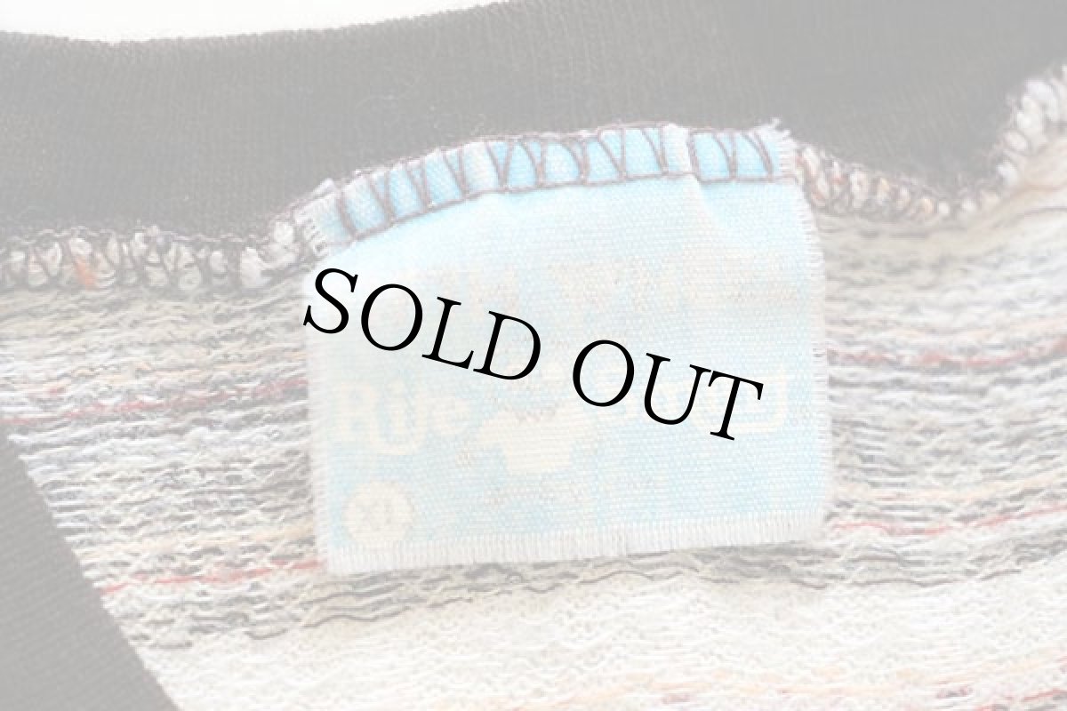 画像3: 70s Rite Smart 総柄 ポケット付き ジャガードTシャツ (3)