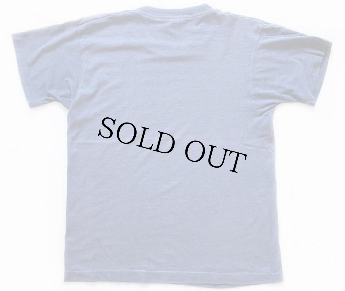 画像3: 80s USA製 サンダーボルト Tシャツ ブルーグレー フェード M (3)