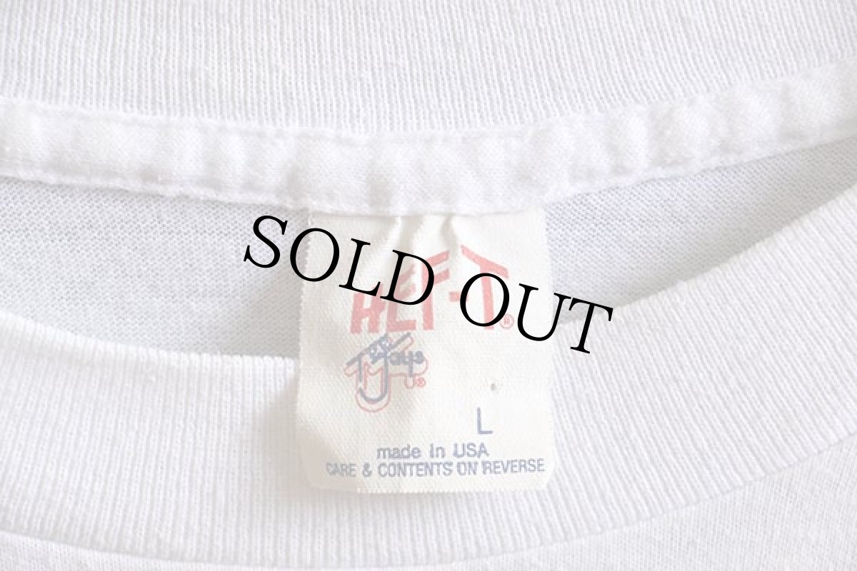 画像4: 80s USA製 NOTRE DAME FIGHTIN' IRISH 長袖Tシャツ 白 L (4)