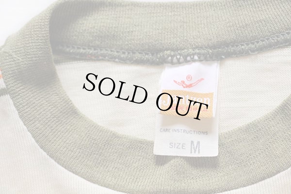 画像3: 70s USA製 Jantzen ジャガード Tシャツ M (3)