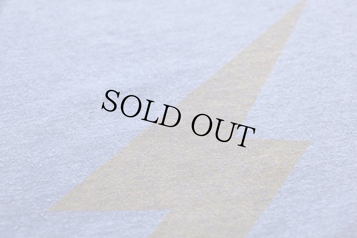 画像5: 80s USA製 サンダーボルト Tシャツ ブルーグレー フェード M (5)