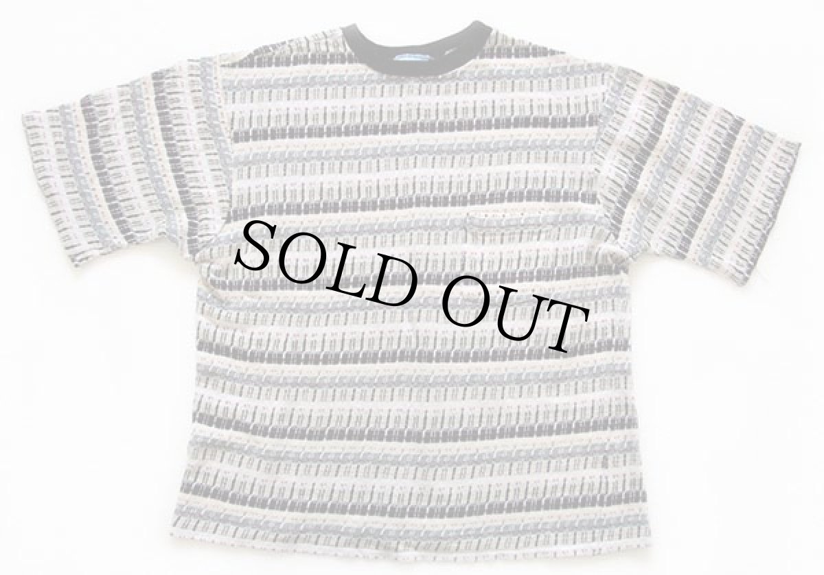 画像2: 70s Rite Smart 総柄 ポケット付き ジャガードTシャツ (2)