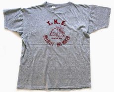 画像2: 70s USA製 mayo SPRUCE HILLBILLY HAY-MAKER コットンTシャツ 杢グレー XL (2)