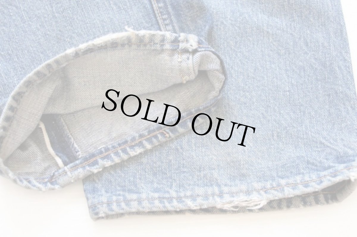 画像5: 60s USA製 BLUE BELL Wranglerラングラー 10MW 耳付き デニムパンツ (5)