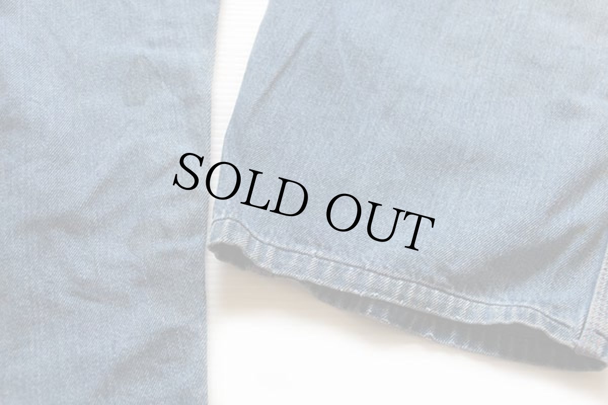 画像8: 70s JCPenney BIGMACビッグマック デニム ペインターパンツ ボロ W37 (8)