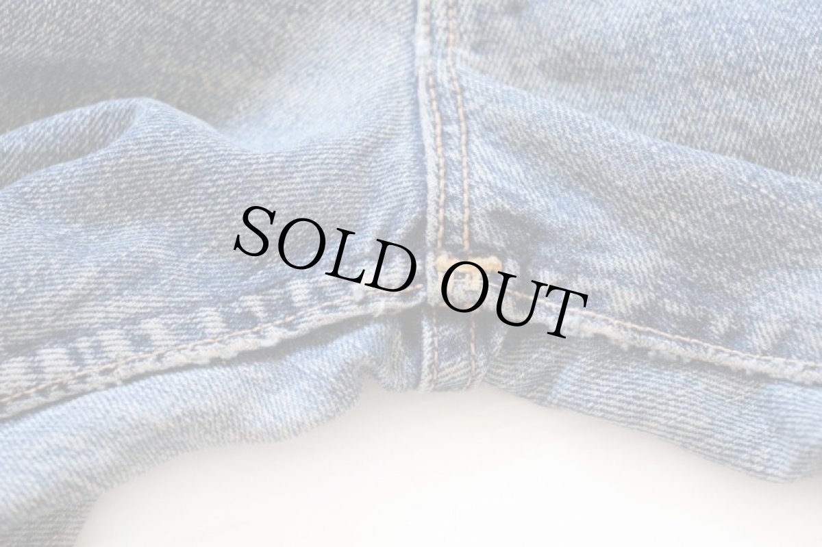 画像8: 60s USA製 BLUE BELL Wranglerラングラー 10MW 耳付き デニムパンツ (8)