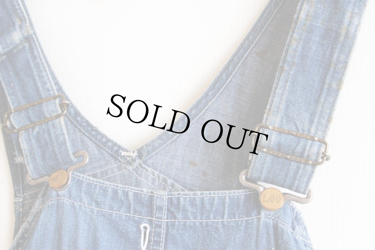 画像6: 60s USA製 Leeリー JELT DENIMジェルトデニム オーバーオール (6)