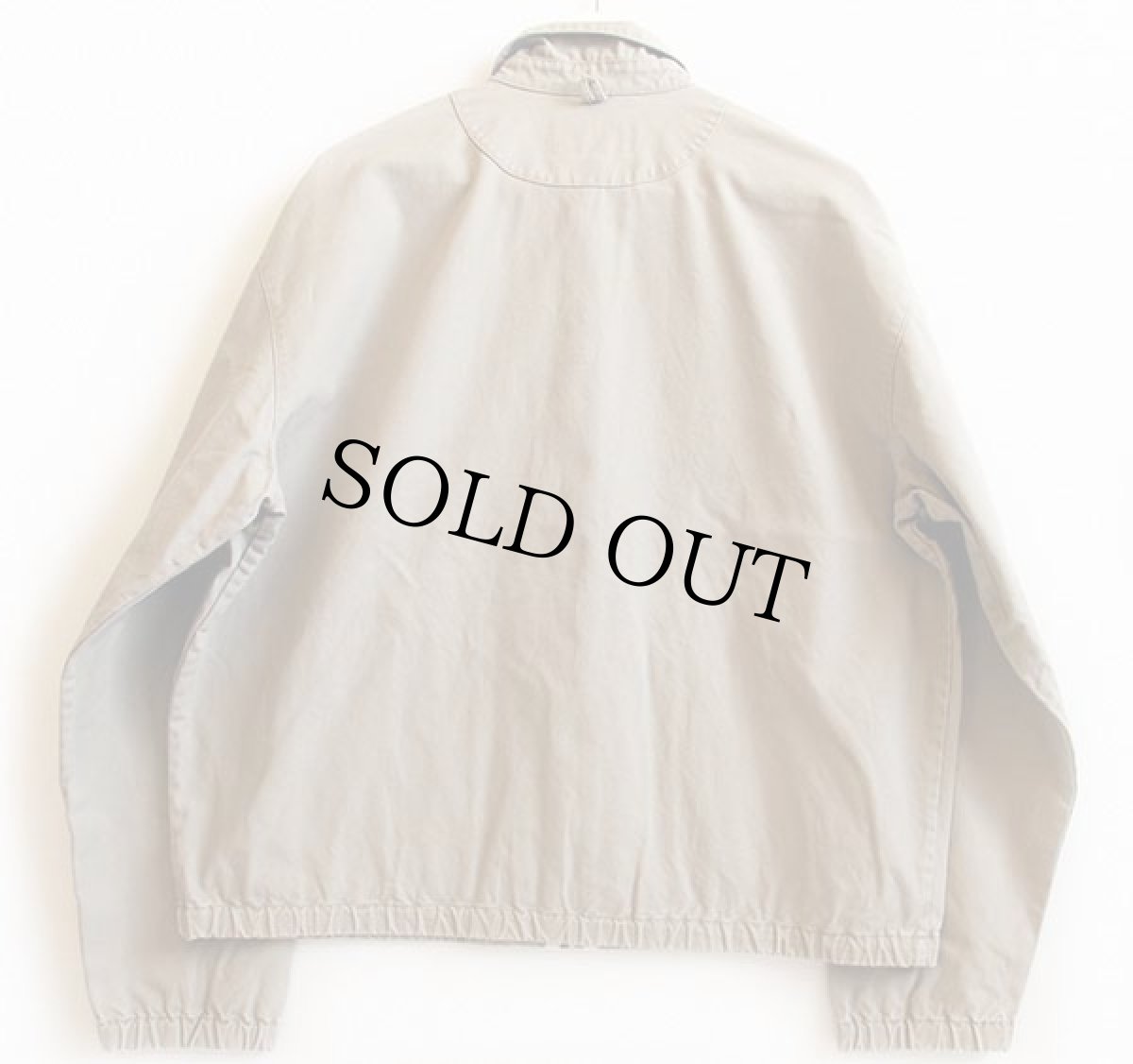 画像2: 80s ポロ カントリー ラルフローレン ワンポイント チンスト付き コットンジャケット ベージュ M (2)