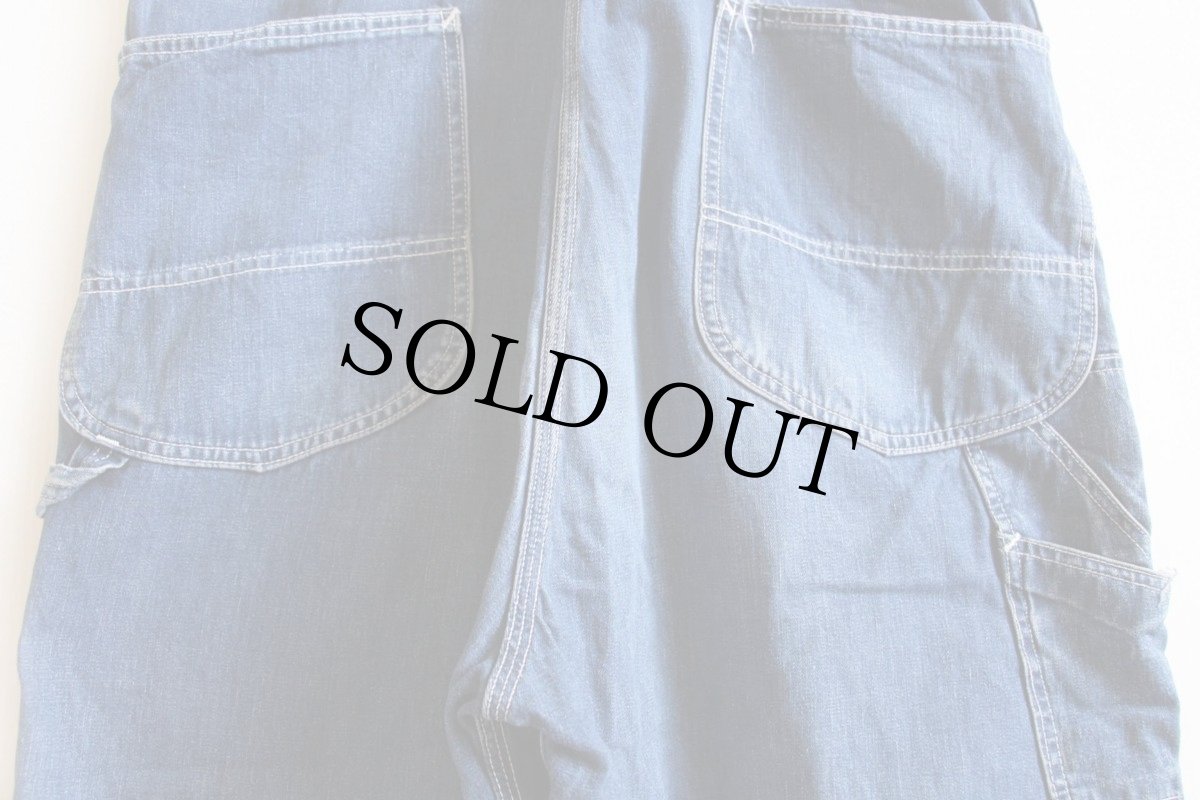 画像7: 60s USA製 Leeリー JELT DENIMジェルトデニム オーバーオール (7)