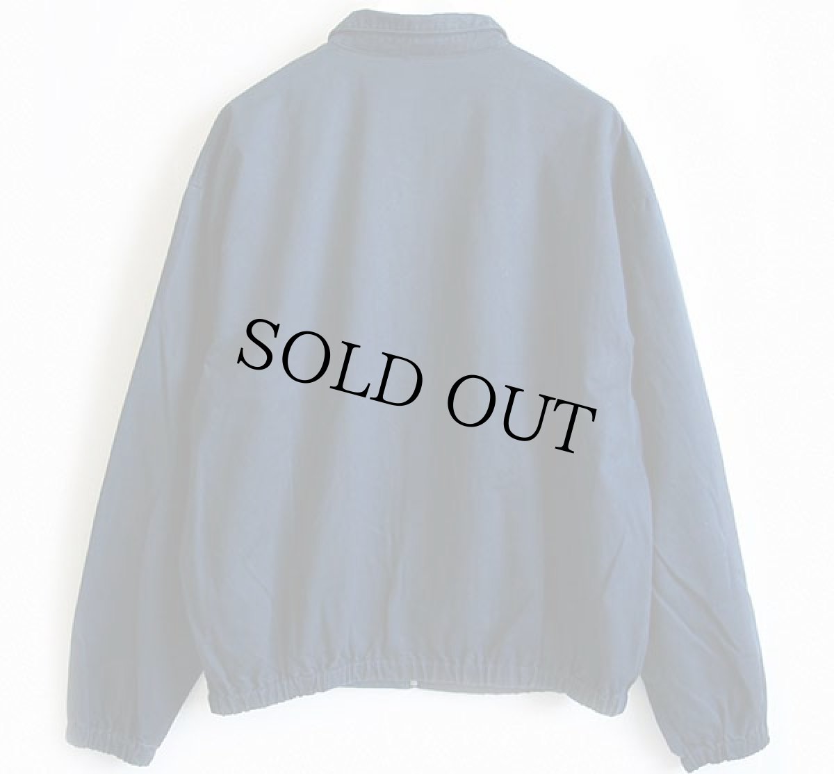 画像2: 90s ポロ ラルフローレン ワンポイント チンスト付き コットンジャケット 紺 L (2)