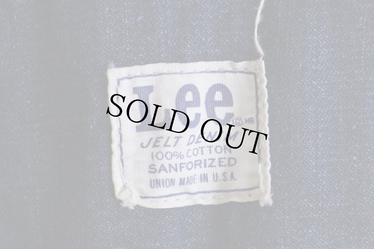 画像4: 60s USA製 Leeリー JELT DENIMジェルトデニム オーバーオール ペンキ飛び (4)