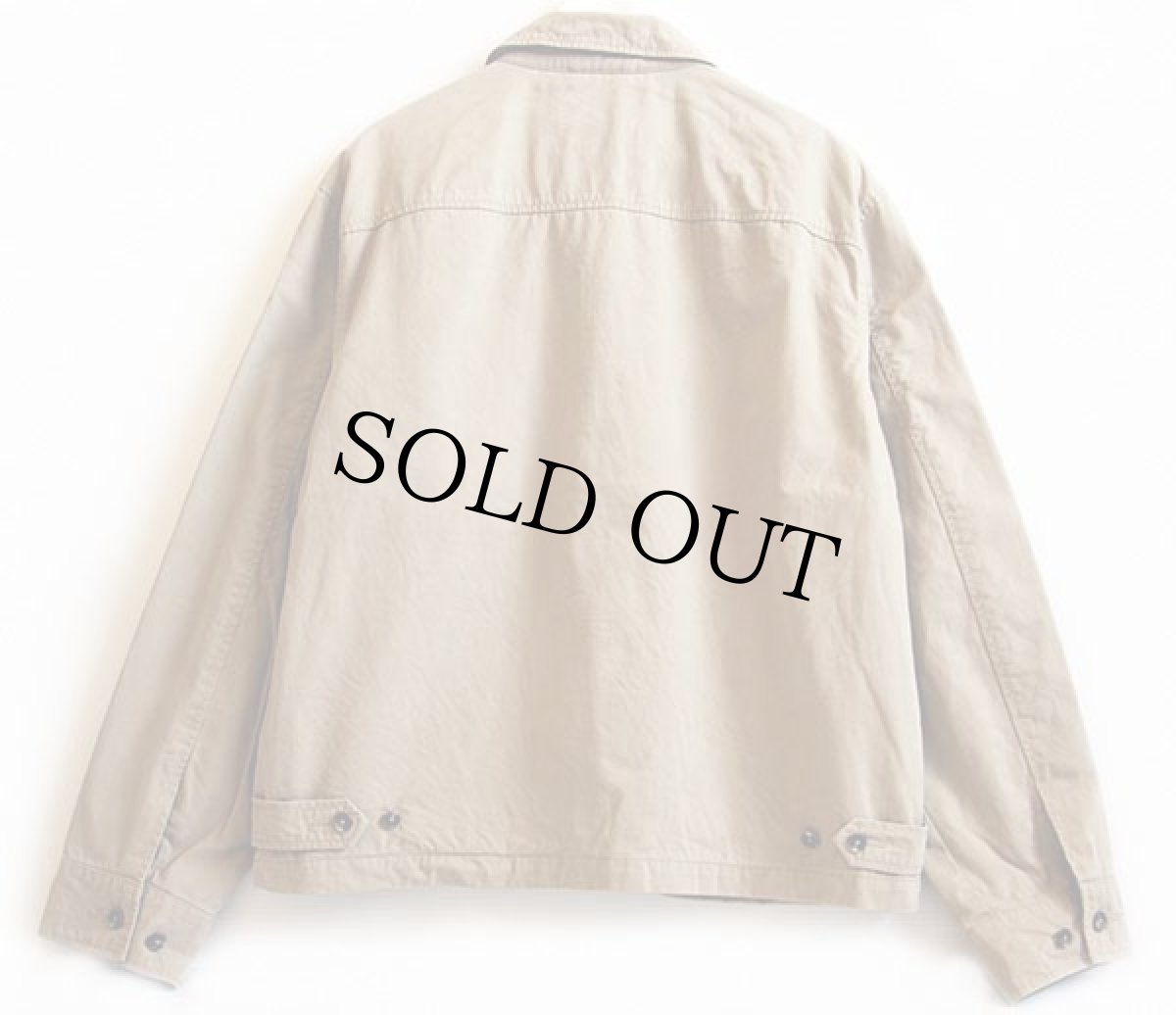 画像2: ポロ ラルフローレン ワンポイント チンスト付き コットンジャケット カーキ XL (2)