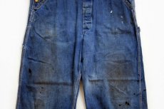 画像7: 60s USA製 Leeリー JELT DENIMジェルトデニム オーバーオール (7)