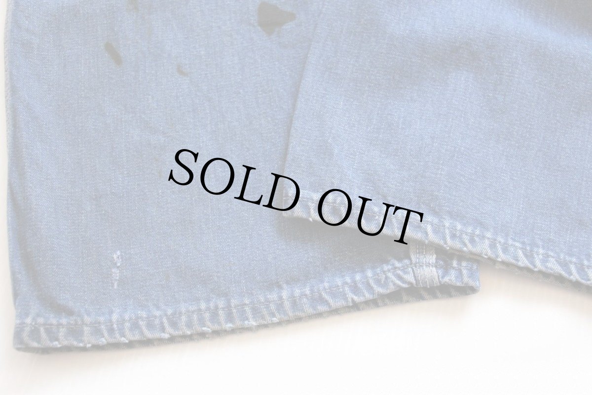 画像8: 60s USA製 Leeリー JELT DENIMジェルトデニム オーバーオール (8)