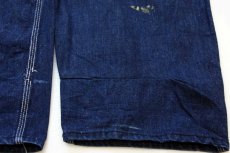 画像10: 60s USA製 Leeリー JELT DENIMジェルトデニム オーバーオール ペンキ飛び (10)