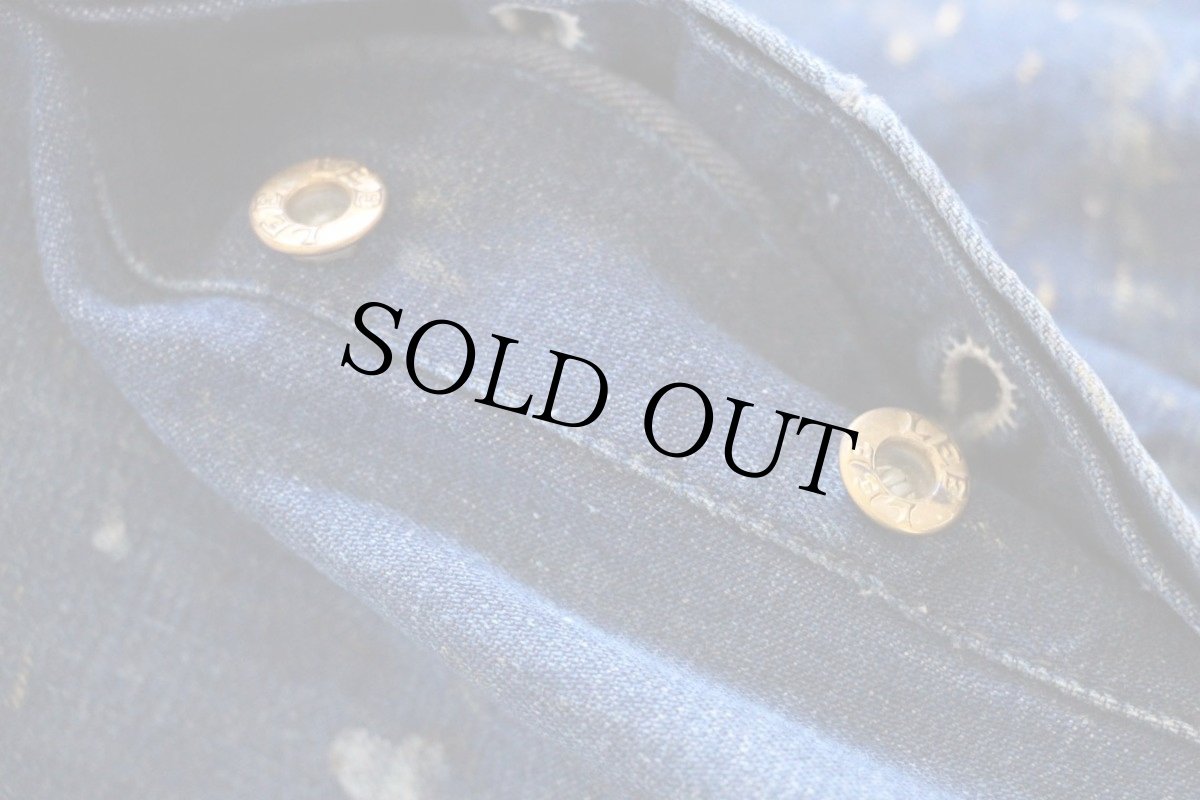 画像6: 60s USA製 Leeリー JELT DENIMジェルトデニム オーバーオール ペンキ飛び (6)