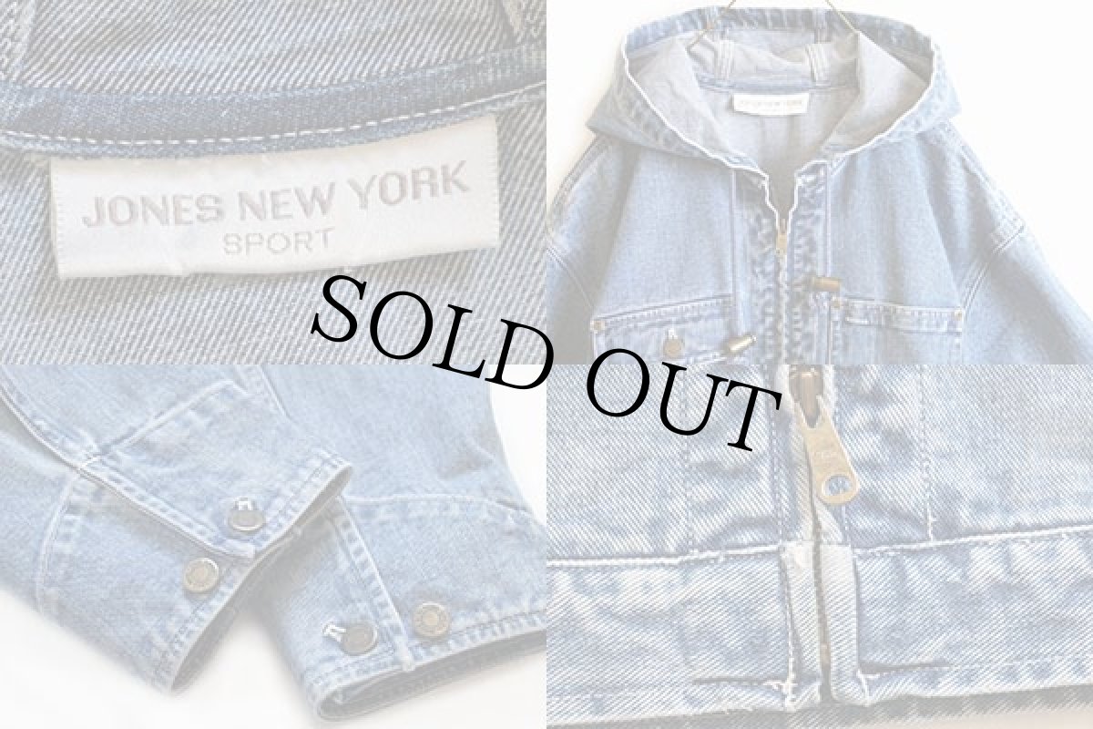 画像3: 90s JONES NEW YORK デニムパーカー (3)