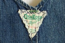 画像4: 50s OSHKOSH B'GOSH インディゴ デニム オーバーオール (4)