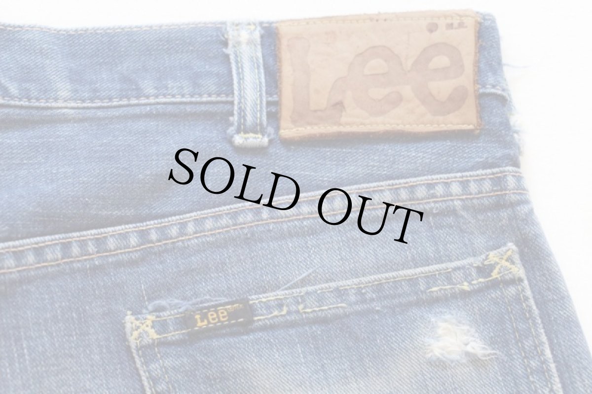 画像6: 70s USA製 Leeリー 101Z サイド黒タグ デニムパンツ w33 (6)