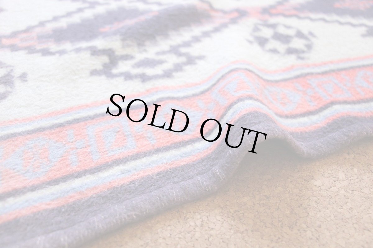 画像4: 30s ネイティブ柄 キャンプ ブランケット (4)