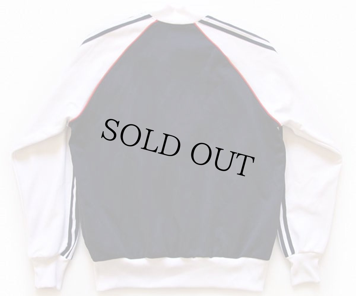 画像2: 80s adidasアディダス USA ロゴ刺繍 ジャージ 紺×白×赤 L★トラックジャケット (2)