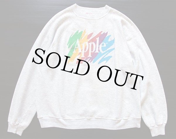 90s USA製 Hanes Appleアップル スウェット 杢グレー XL - Sixpacjoe