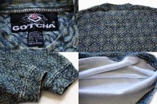 画像3: 90s GOTCHAガッチャ 総柄 モックネック スウェット S (3)