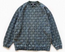 画像1: 90s GOTCHAガッチャ 総柄 モックネック スウェット S (1)