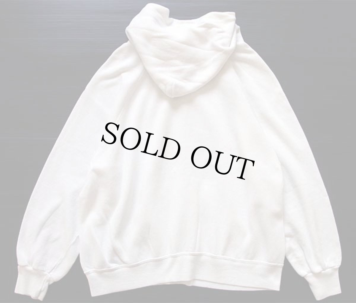 画像2: 90s USA製 WISCONSIN バッキー スウェットパーカー 白 L (2)