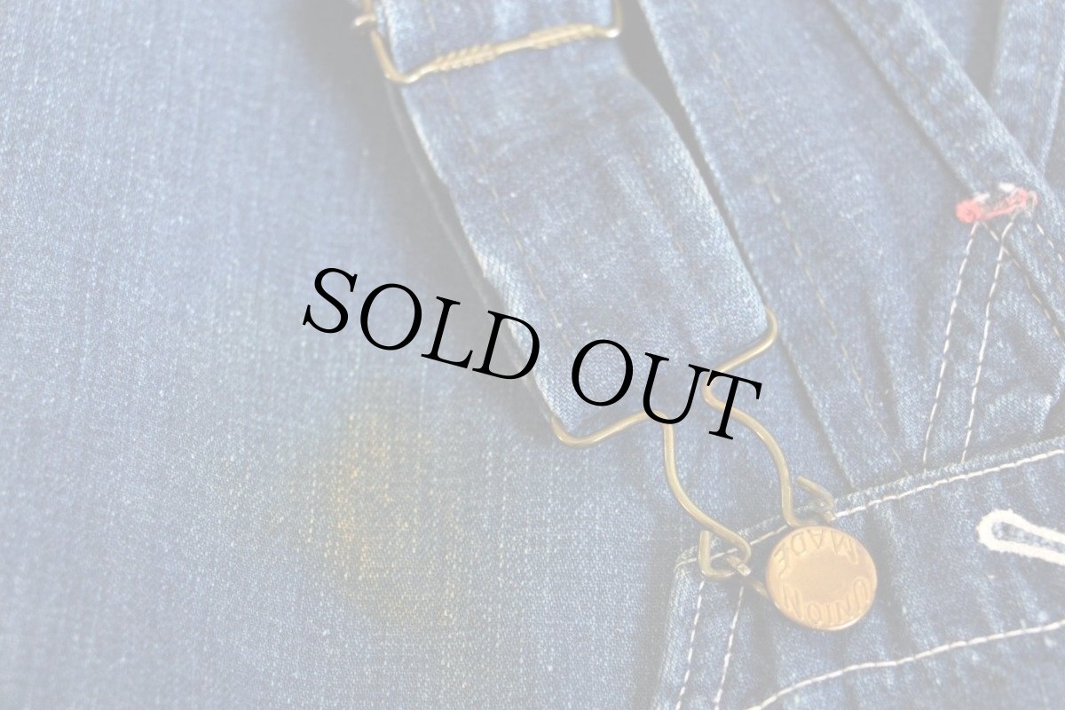 画像5: 50s UNION MADE インディゴ デニム オーバーオール キッズ (5)