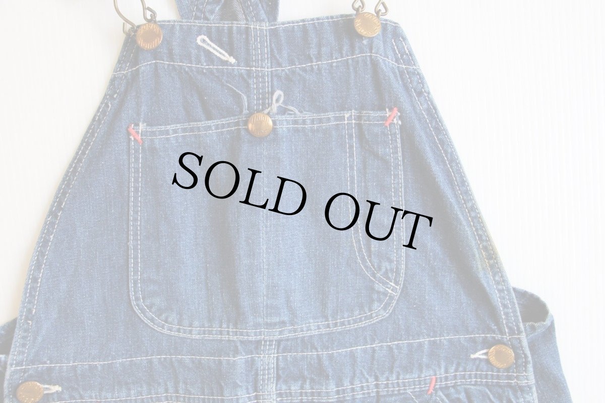 画像3: 50s UNION MADE インディゴ デニム オーバーオール キッズ (3)