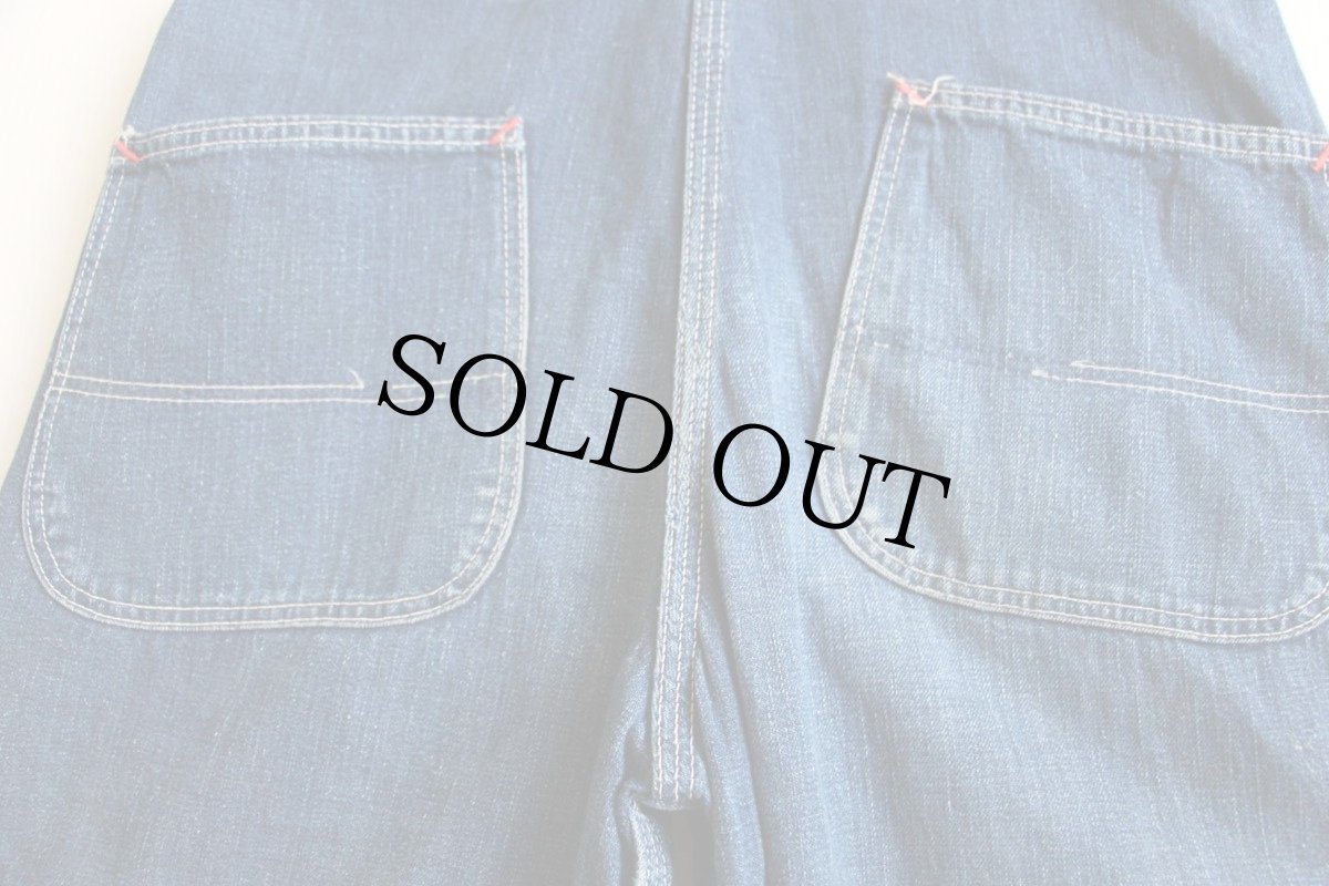 画像6: 50s UNION MADE インディゴ デニム オーバーオール キッズ (6)