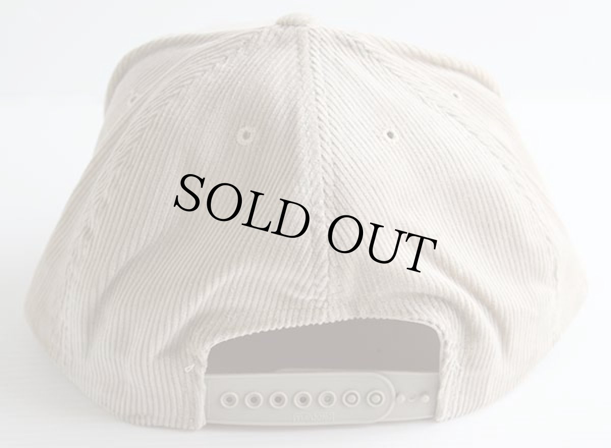 画像2: 80sデッドストック YUPOONG 無地 コーデュロイキャップ ベージュ (2)