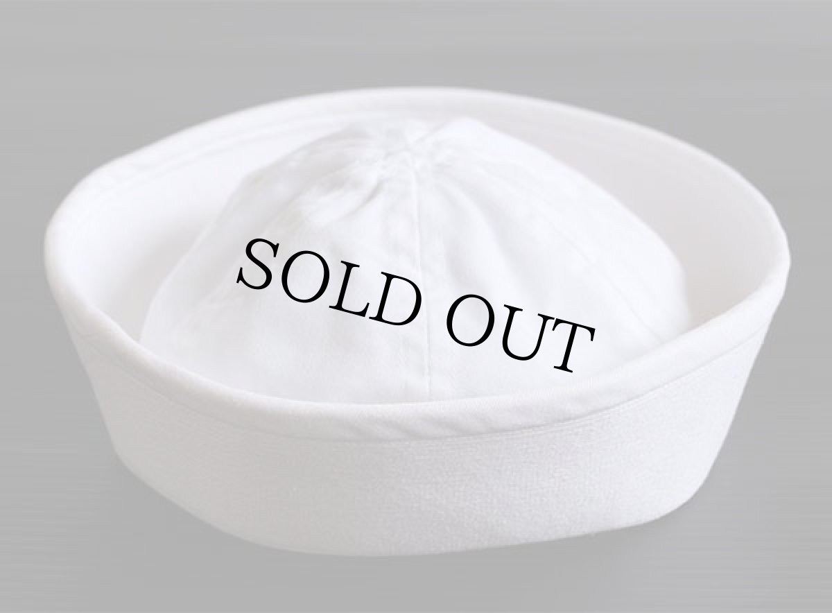 画像2: ビンテージ 米軍 U.S.NAVY セーラーハット 白 (2)