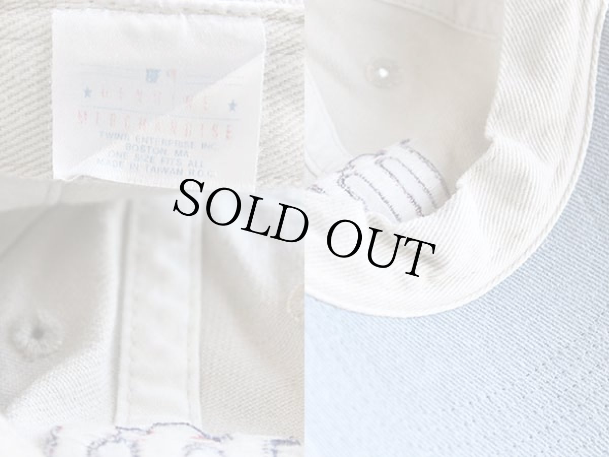 画像3: デッドストック★90s MLB Minnesota Twins ツートン コットンキャップ ベージュ×ブルーグレー (3)