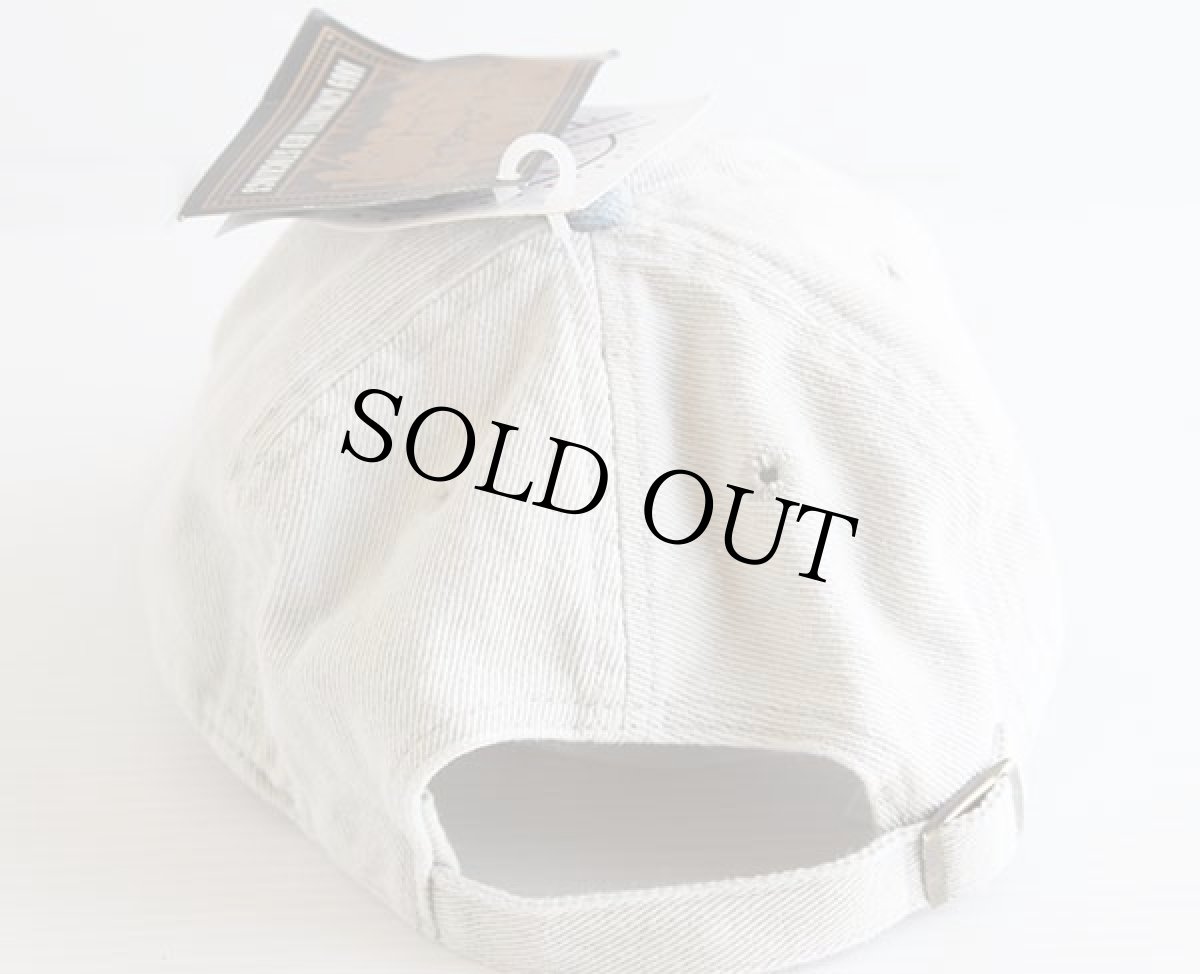 画像2: デッドストック★90s MLB Minnesota Twins ツートン コットンキャップ ベージュ×ブルーグレー (2)