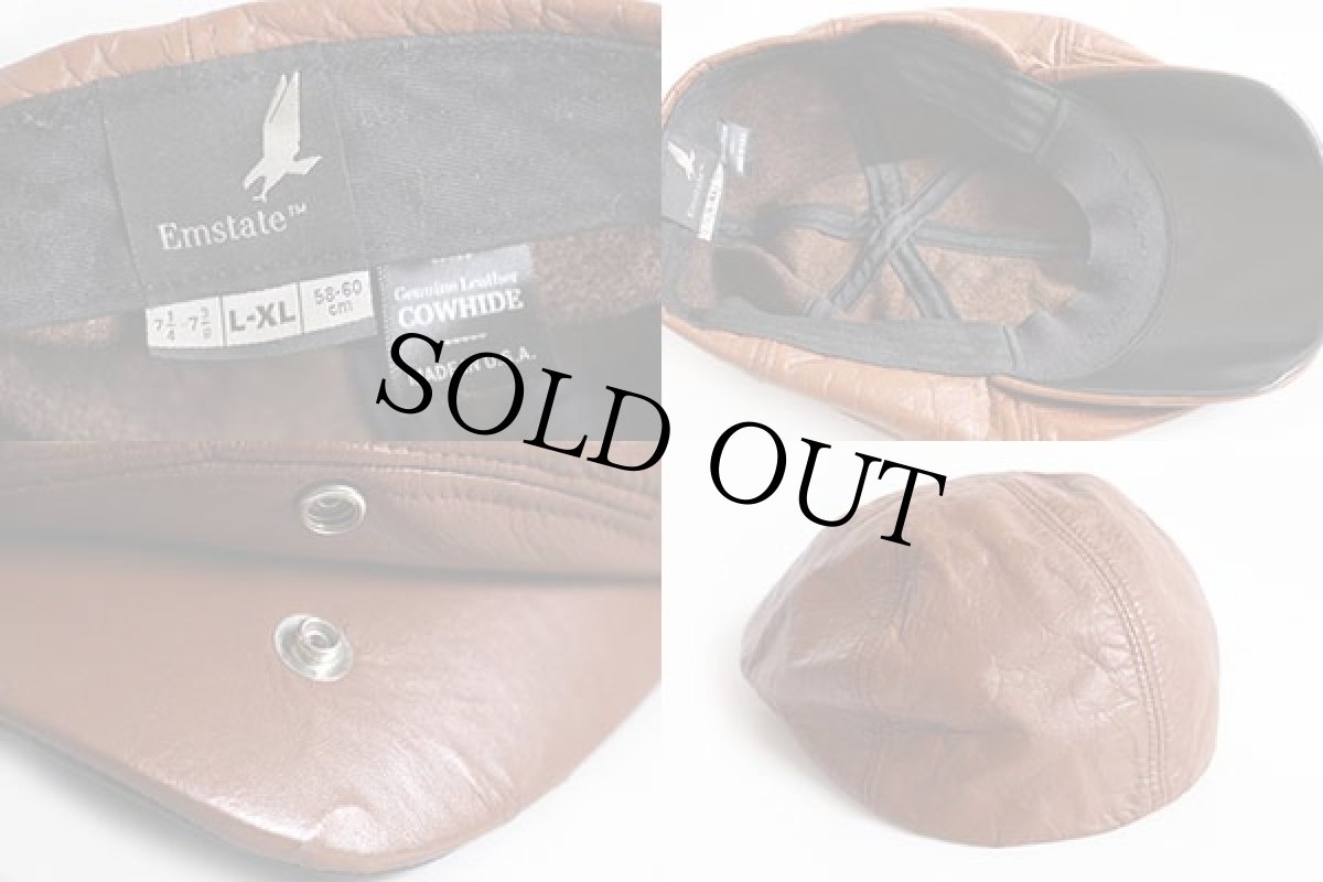 画像4: USA製 Emstate カウハイド レザーハンチング ブラウン L-XL (4)