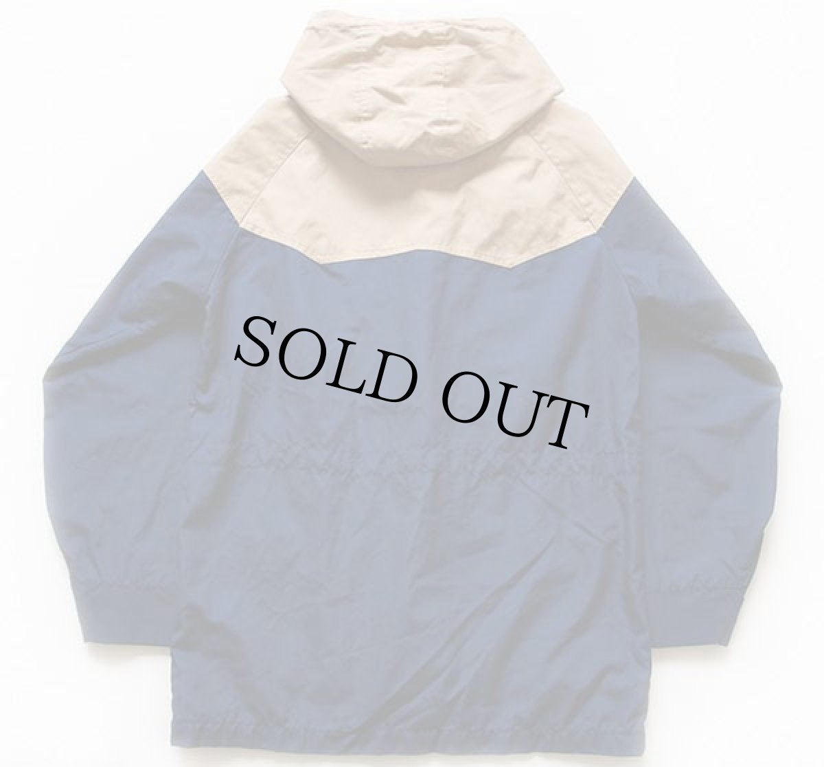 画像2: 80s JCPenney ツートン ヨーク切り替え マウンテンパーカー 紺×ベージュ ボーイズL (2)