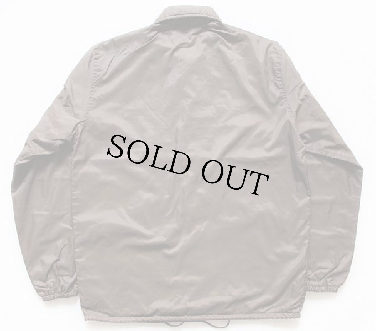 画像2: 80s USA製 Pla-Jac M&I ナイロン コーチジャケット 茶 S (2)