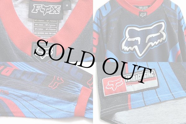 90s FOX RACING モトクロス レーシングシャツ M - Sixpacjoe Web Shop