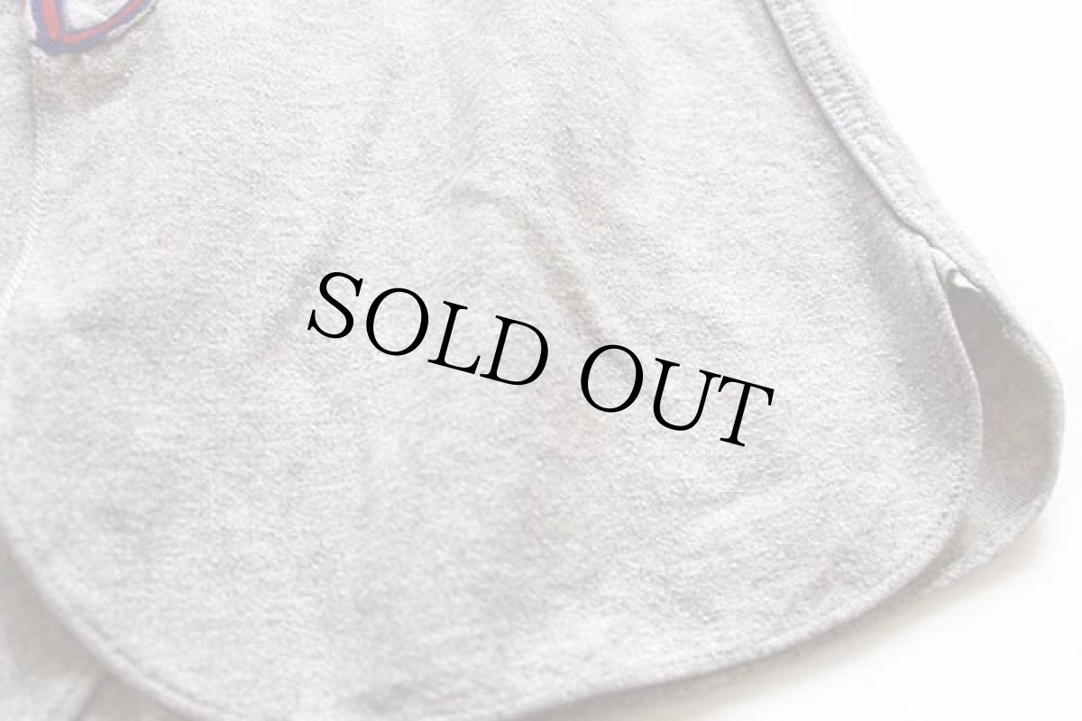 画像6: 50s A&B マチ付き ウール ベースボールシャツ 18 杢グレー Ex.L (6)