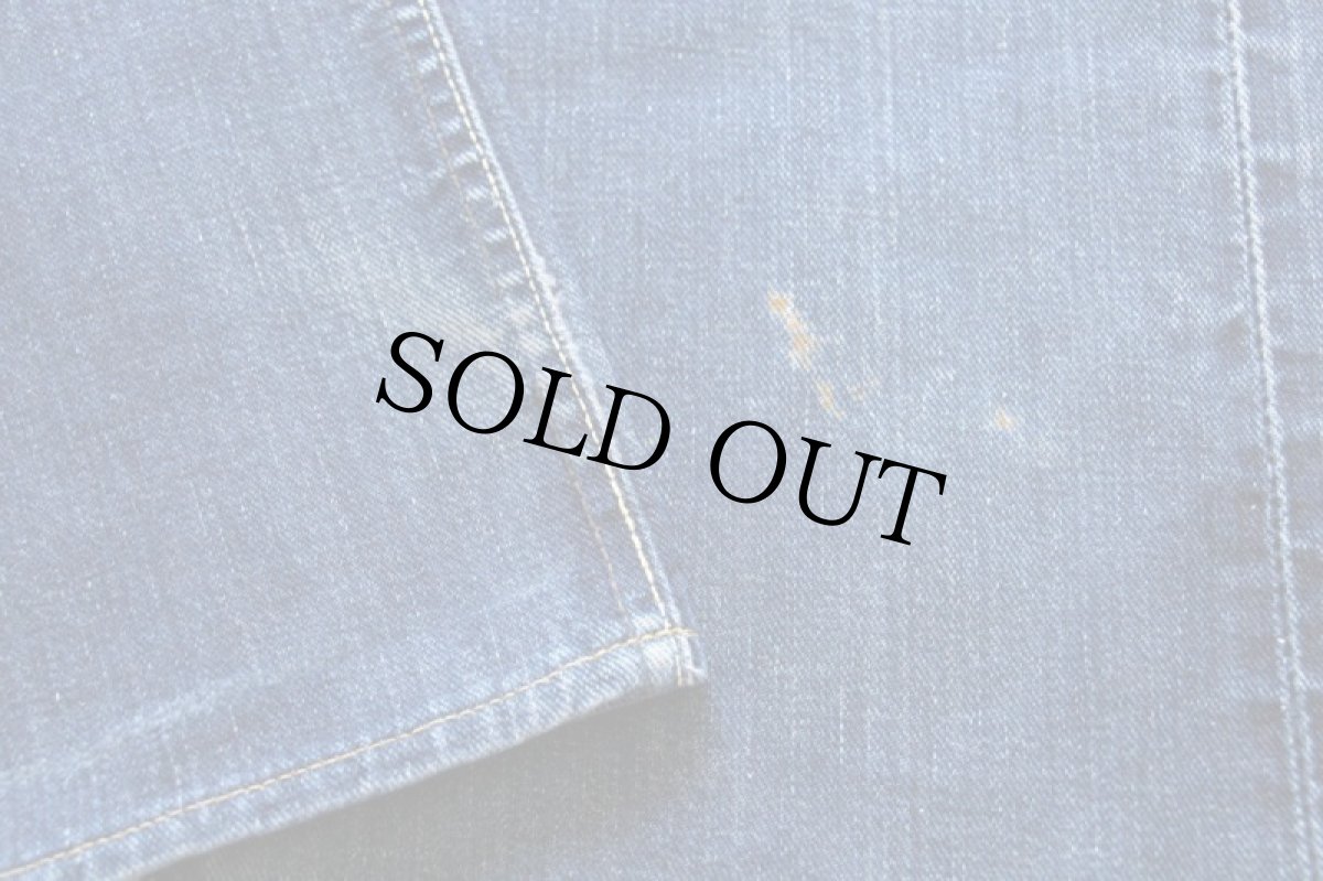 画像9: 50s Leeリー 101Z センター黒タグ デニムパンツ w34 (9)